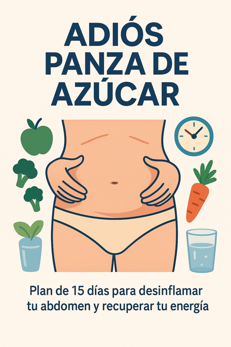 abdomen hinchado todo el día plan de 15 días