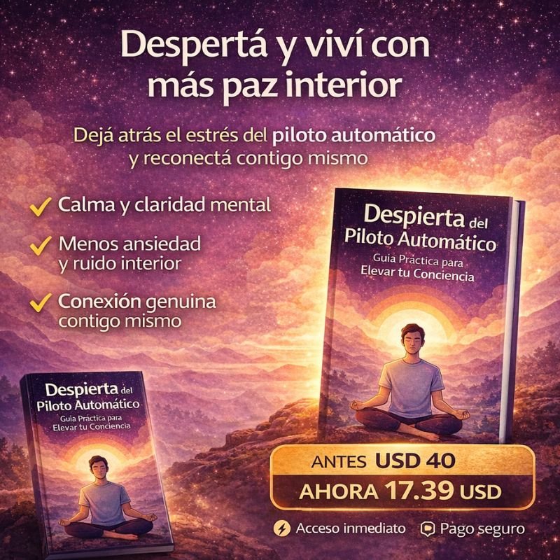 Libro de atención plena y mindfulness práctico Despierta del piloto automático